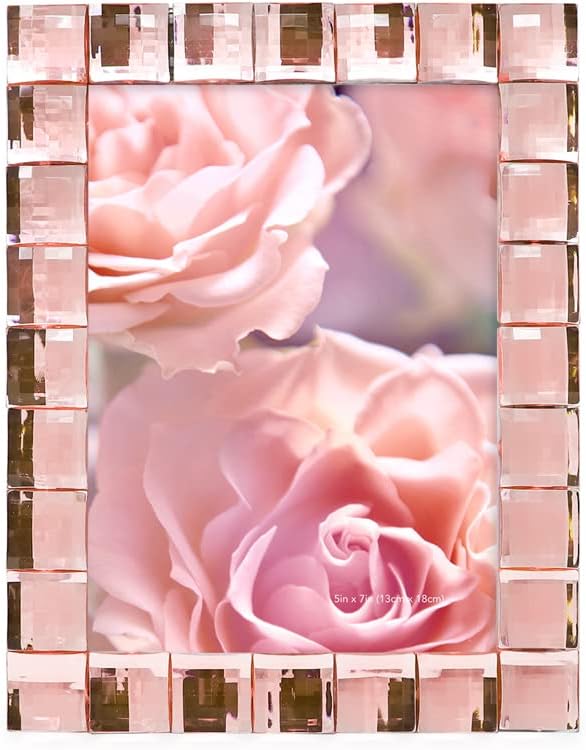 Isaac Jacobs Decorative Sparkling Jewel Picture Frame, Photo Display & Home - Image 2