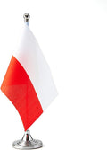 Poland Flag Polish Flags, Small Mini Polish Desk Flag, Used by Mflagperft