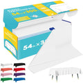 White Plastic Table Cover Roll - 54IN x 300FT by Niuara