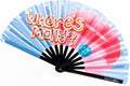 Kandies World UV Reactive Custom Festival Folding Hand Fan by KandiesWorld
