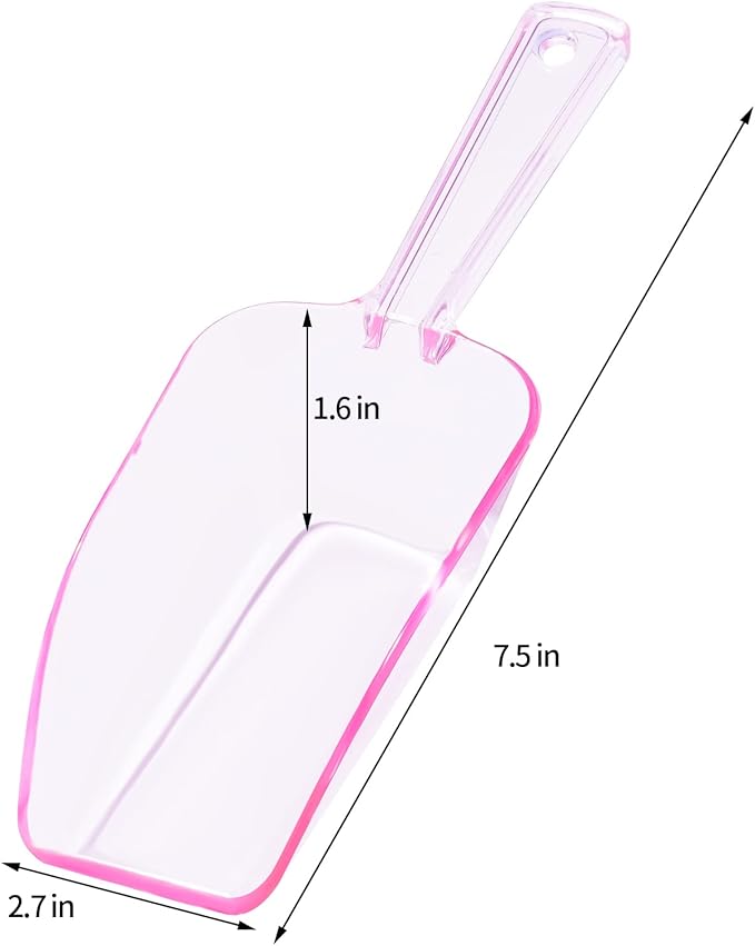 Ice Scoop for Freezer, Acrylic Multi-purpose Kitchen Scoop for Party Wedding - Image 2
