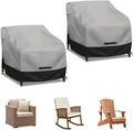Patio Swivel Chair Cover Waterproof 2 Pack, 600D Heavy Duty Outdoor Furniture by zenicham