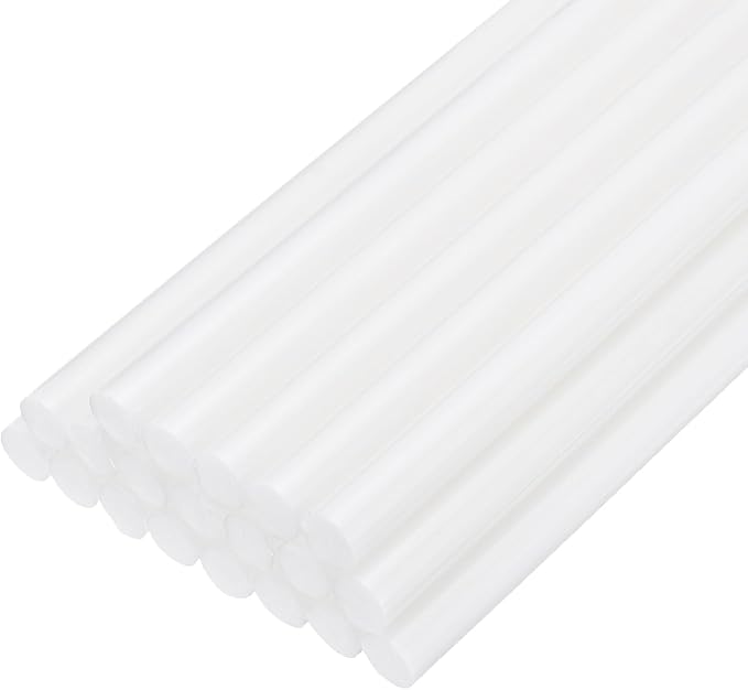 uxcell 20pcs Hot Glue Sticks for Glue Gun 11mm/0.43-inch x 8-inch Mini Hot Melt by uxcell