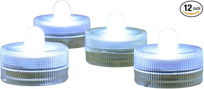 Halloween Lights Submersible LED Lights cr2032 Battery Powered Underwater by KITOSUN