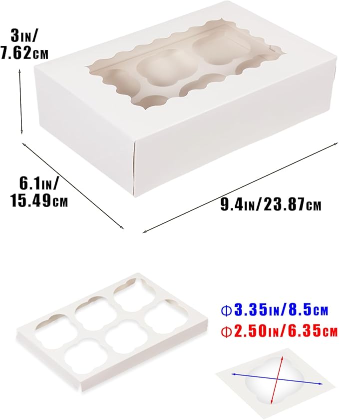 Bakepacker Auto-pop up 6 Cupcake Boxes - Image 5