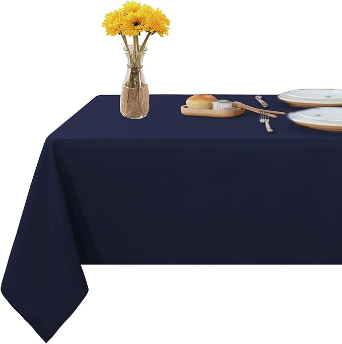 Fitable Square Tablecloth 60x60 inch Tablecloth Stain and Wrinkle Resistant by Fitable