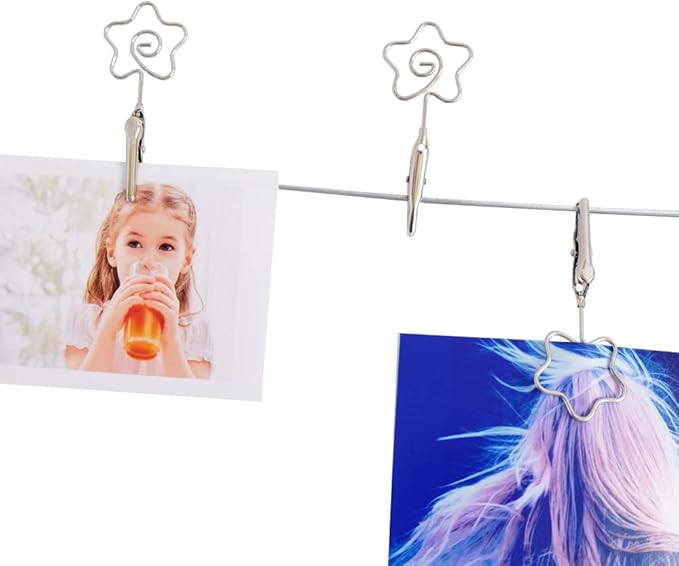 Multi-Purpose Steel Wall Hanging Photo Display Cable Wire Rod - Image 4