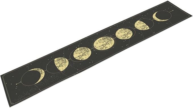 Sun Moon Table Runner, Mysterious Universe Milky Way Interstellar Space Western - Image 2