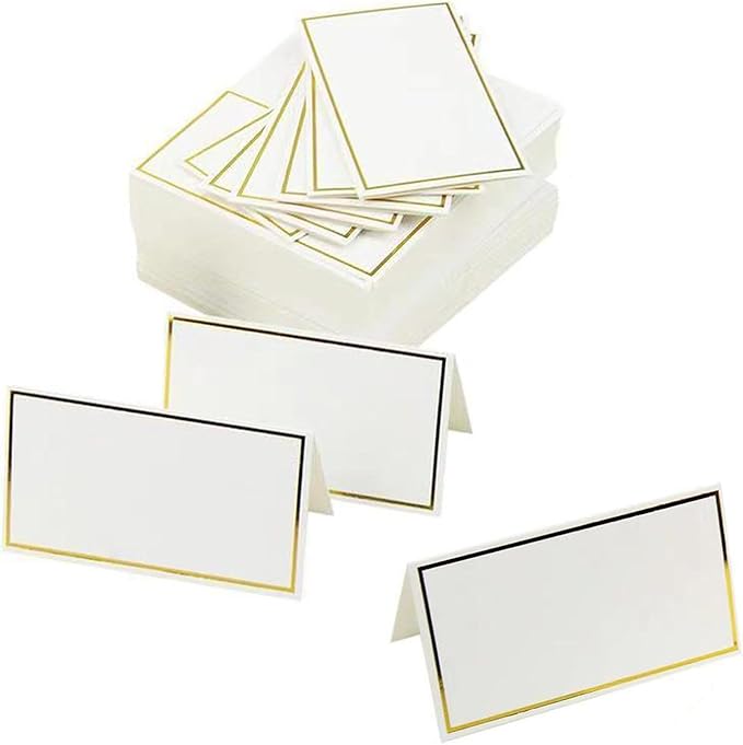 50Pcs Table Place Cards Wedding Name Cards by YBLXYSKD