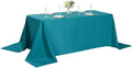 Rectangle Tablecloth 90x132 inch Washable Polyester Fabric Table Cloth by Cupuamon