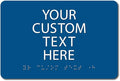 ALPHA DOG ADA SIGNS Custom ADA Compliant Braille Sign, Tactile Text, Raised by AlphaDog