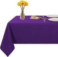 Fitable Rectangle Tablecloth Stain and Wrinkle Resistant Washable Polyester by Fitable