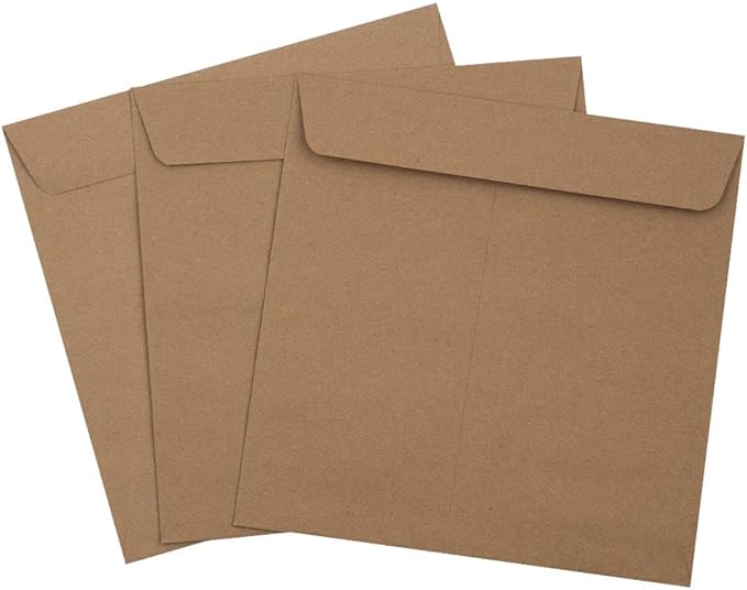 LUXPaper Square Invitation Envelopes | Peel & Press | 8" x 8" | Grocery Bag - Image 7