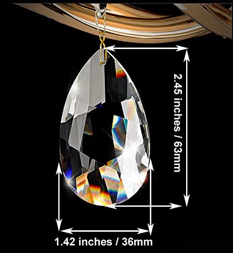 Fushing 20Pcs Chandelier Crystals, Hanging Crystals - Image 2