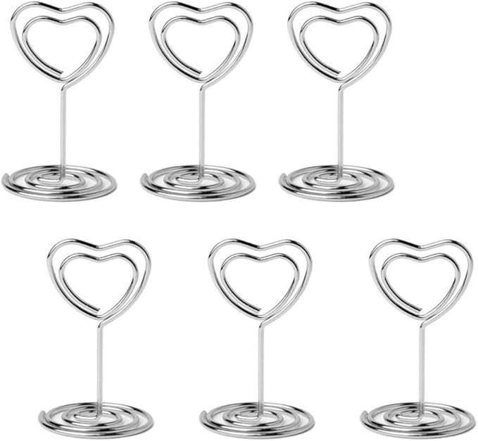 20pcs Mini Place Card Holder, Table Number Holders, Table Card Holders by Jofefe