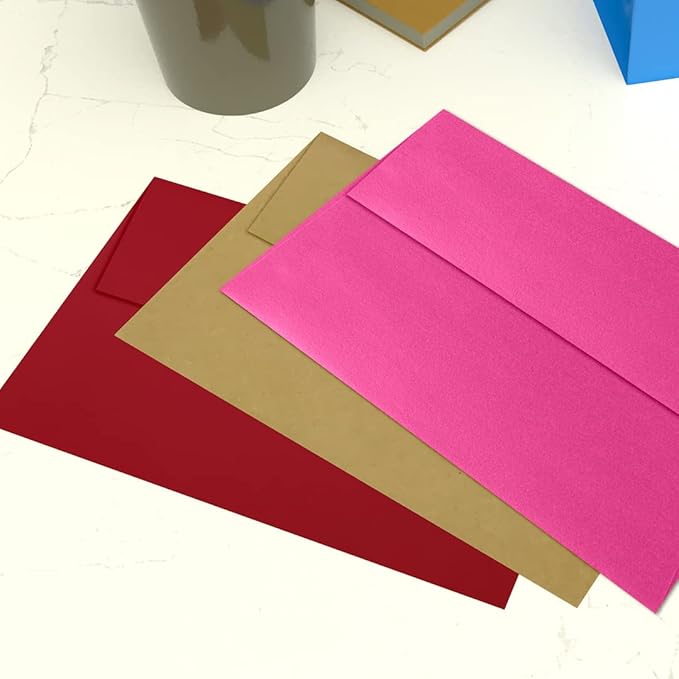 LUXPaper A7 Invitation Envelopes | Peel & Press | 5 1/4" x 7 1/4" | Azalea - Image 9