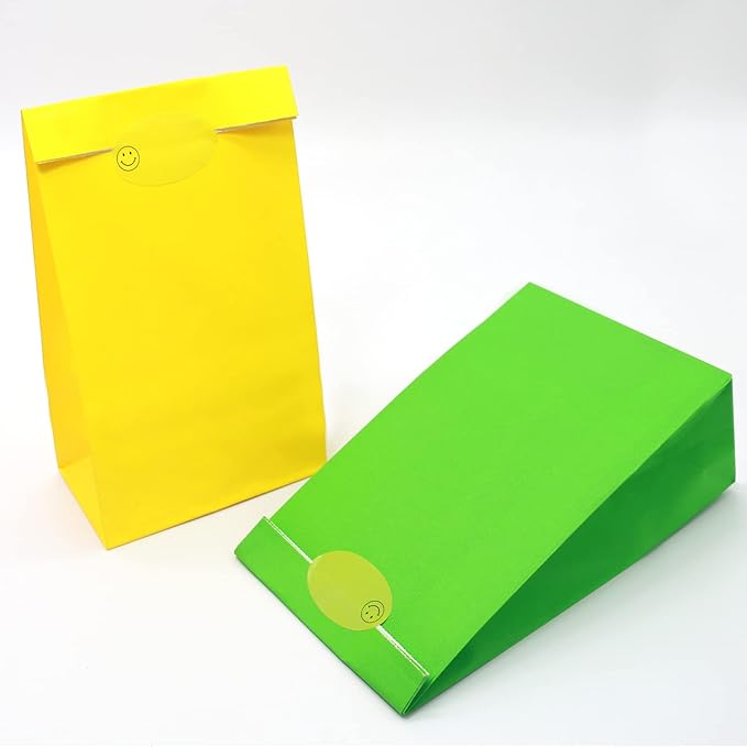 Oletx 30-Pack Yellow Party Favor Paper Bags, Babyshower, School Activities - Image 6