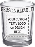 Custom Image Shot Glass 2.5oz, Personalized by SpottedDogCompany