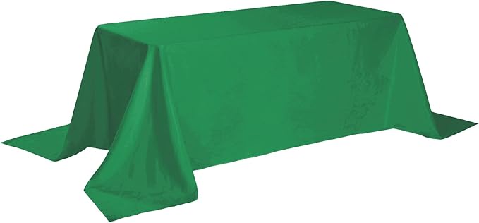 Rectangle Tablecloth 90x132 inch Washable Polyester Fabric Table Cloth - Image 2