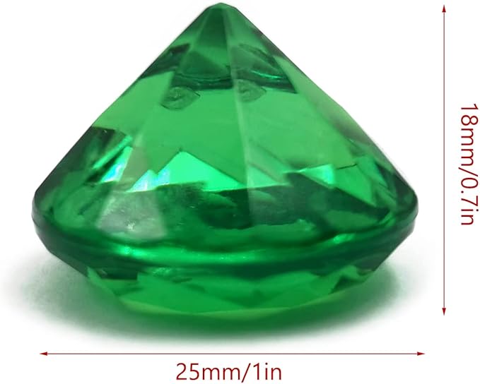 100 pcs Acrylic Diamond Gems, Arts & Crafts, Birthday Decorations - Image 2