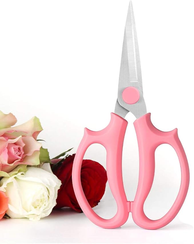 Leize Flower Scissors, Premium Thickened Stainless Steel Floral Shears by Leize