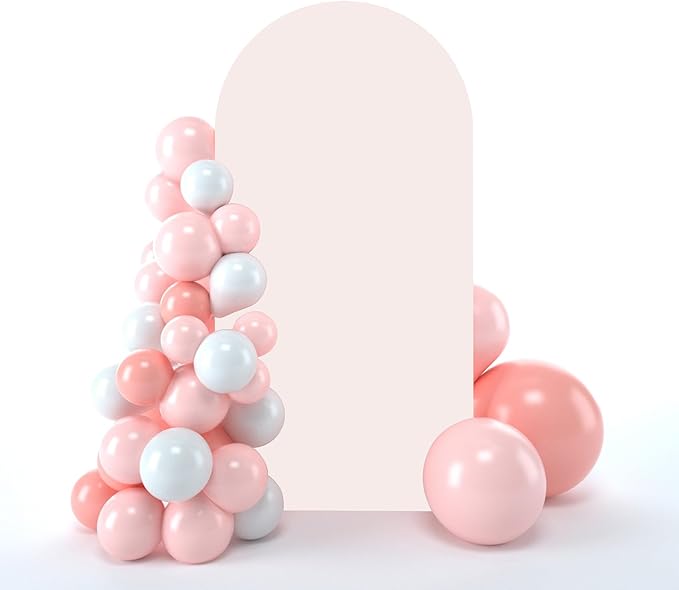 bricia Wedding Arch Backdrop Stand Cover, 7.2FT Double Sided Stretchy Arch by bricia