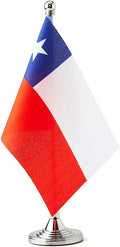 Chile Flag Chilean Flags, Small Mini Chilean Desk Flag, Used by Mflagperft