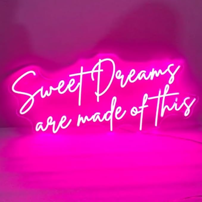 Sweet Dreams are made of this Neon Sign, Sweet Dreams Led Sign, Wall Art Sign - Image 4