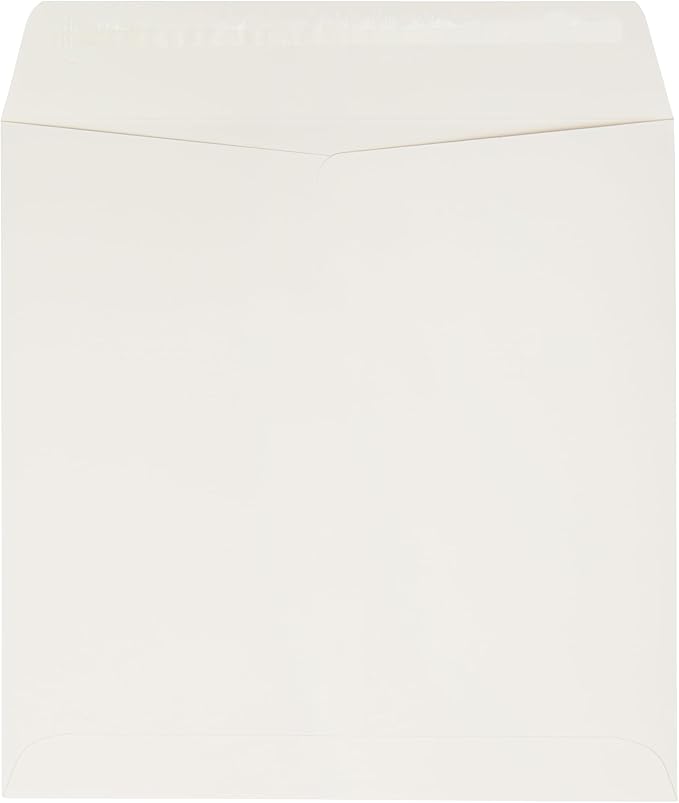 LUXPaper Square Invitation Envelopes | Peel & Press | 8" x 8" | Natural | 70lb. - Image 3