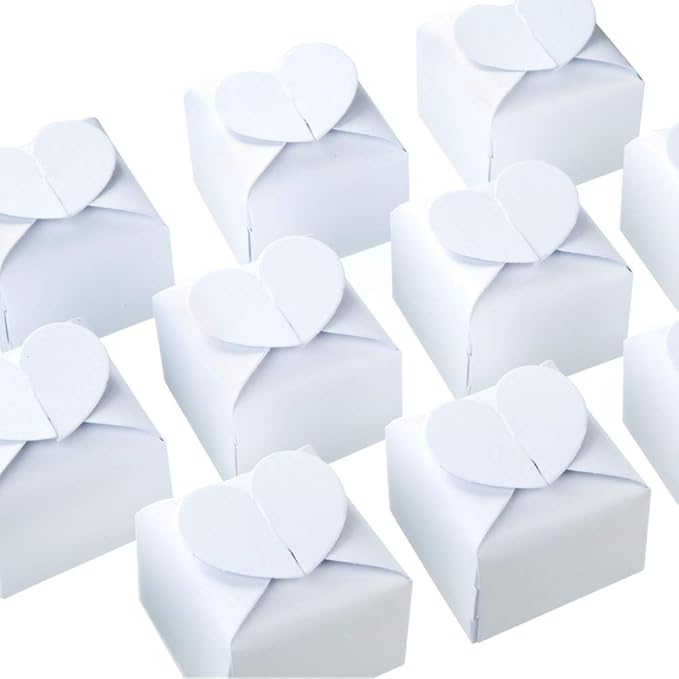 AWELL White Candy Box Bulk 2.5x2x2.5 inches by AWELL