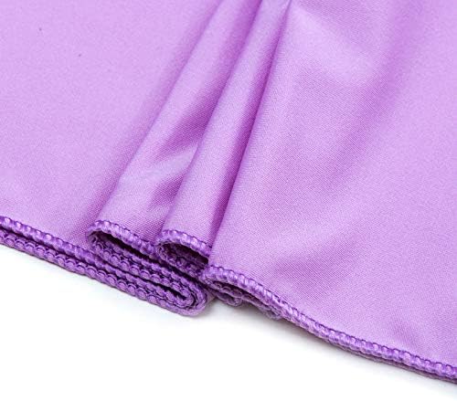 VDS Pack of 200 PCS | Light Purple | Spandex Chair Sashes Bows Without Buckle | - Image 4