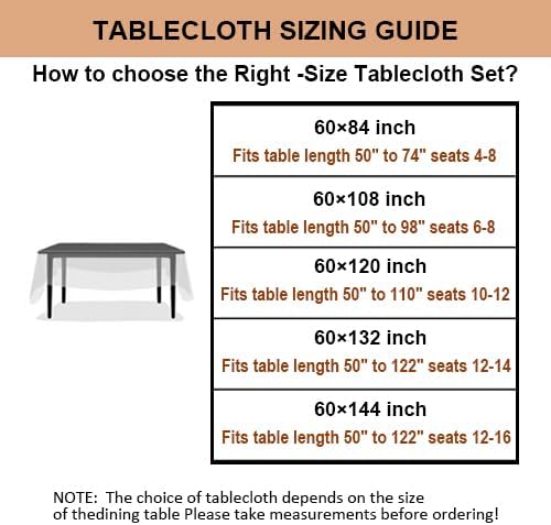 Talasily Linen Tablecloth 100% Pure Linen Table Cloth 60x108 Inches Rectangle - Image 4