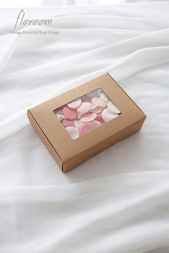 Floroom 500pcs Rose Petals Blush Pink Faux Silk Flower Petals - Image 7