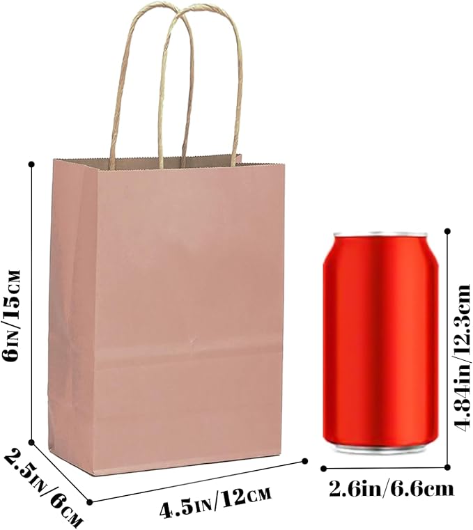 qiqee 24 Pcs Coffee Mini Paper Gift Bags - Image 4
