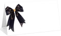 25 Pack Black Bow Place Cards, Editable Name Cards by WwongxianB