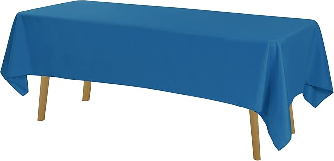 Rectangle Tablecloth 60x120 inch Washable Polyester Fabric Table Cloth - Image 2