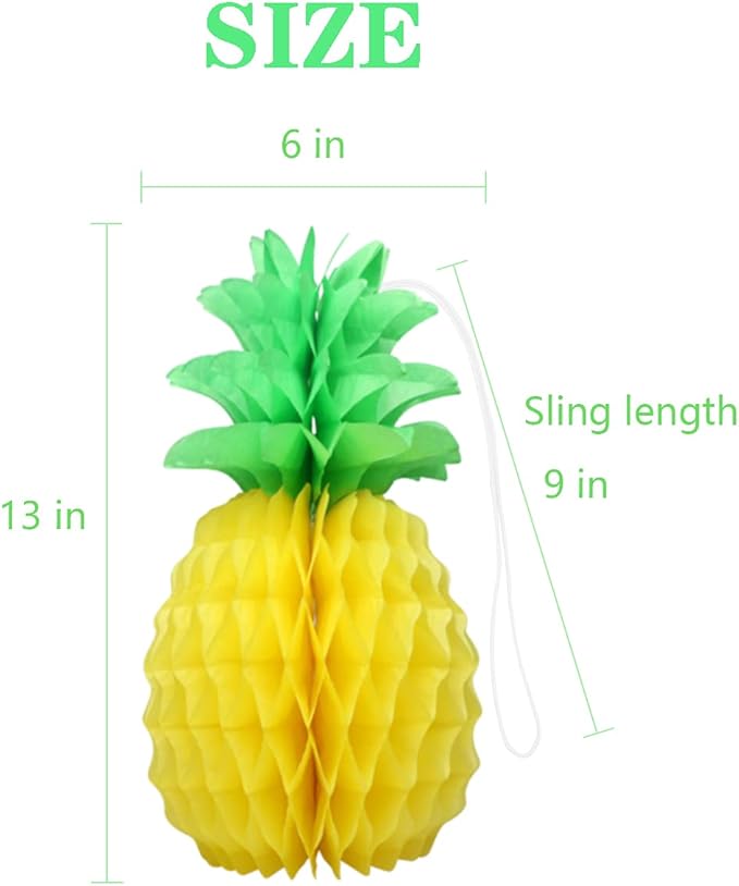 LYART 6 Pcs 14 Inch Pineapple Decorations - Image 7