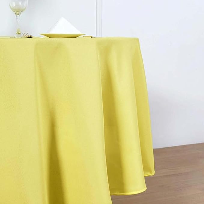 Efavormart Round Tablecloth, 90 Inch Stain & Wrinkle Resistant Washable Table - Image 8