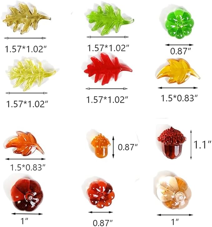 HappyFiller Fall Thanksgiving Autumn Harvest Decoration 135 Pcs Sensory Bin - Image 2