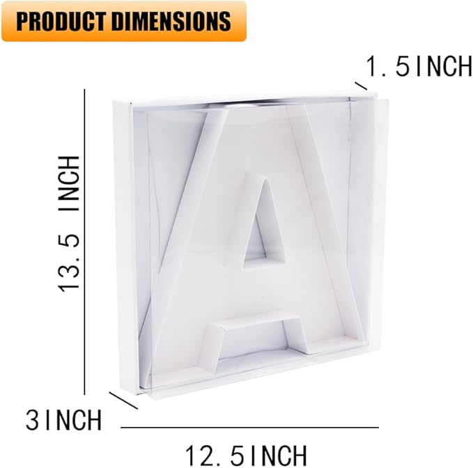 12" Fillable Cardboard Letter Charcuterie Gift Cupcake Box - Image 2