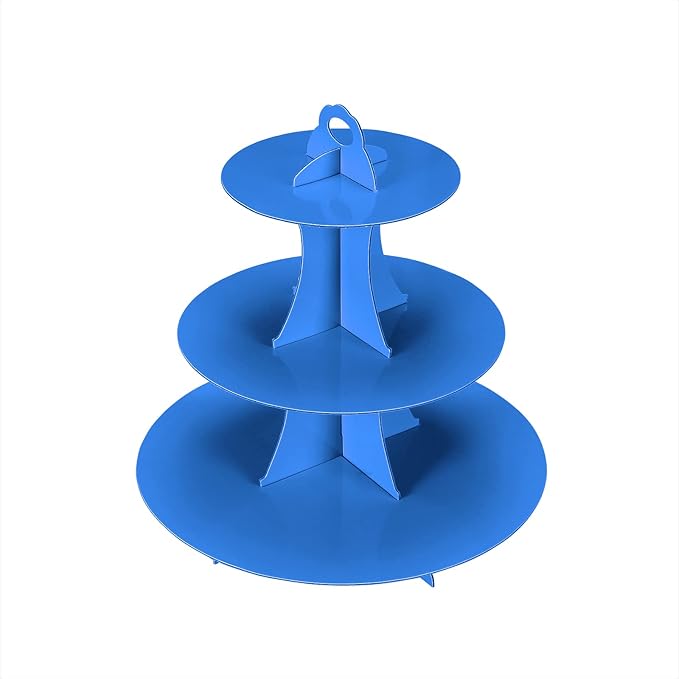 3-Tier Cupcake Stand, Cake Stand holder, Tiered DIY Cupcake Stand Tower by funnytrendypartysupplies