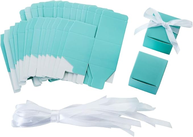 AWELL Mint Green Gift Candy Box Bulk 2x2x2 inches - Image 3