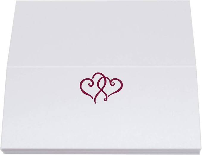 Linked Hearts Place Cards, Pre-cut and Scored - Image 5