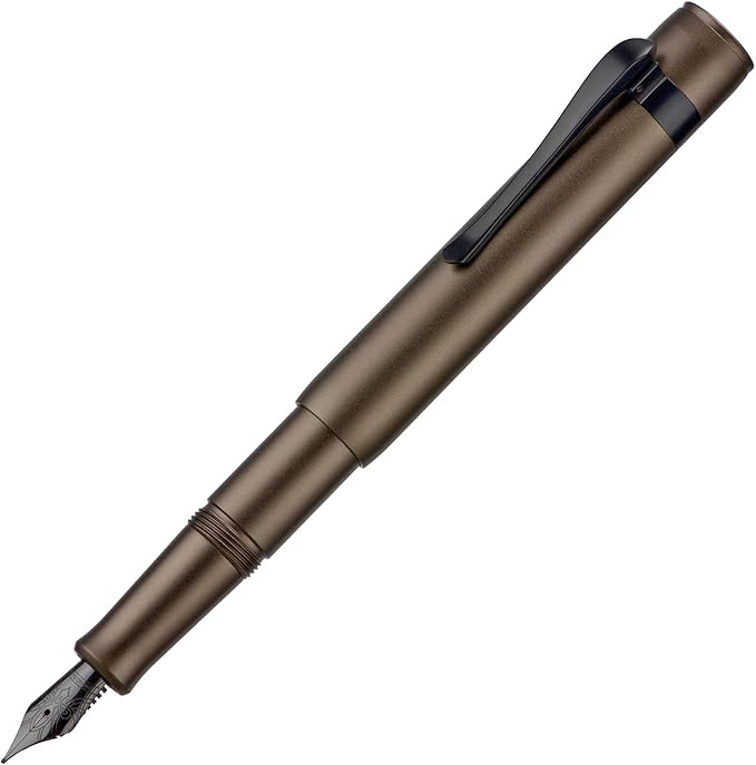 Hongdian M2 Black Forest Mini Fountain Pen, Medium Soft Nib & Sleek Shape - Image 2
