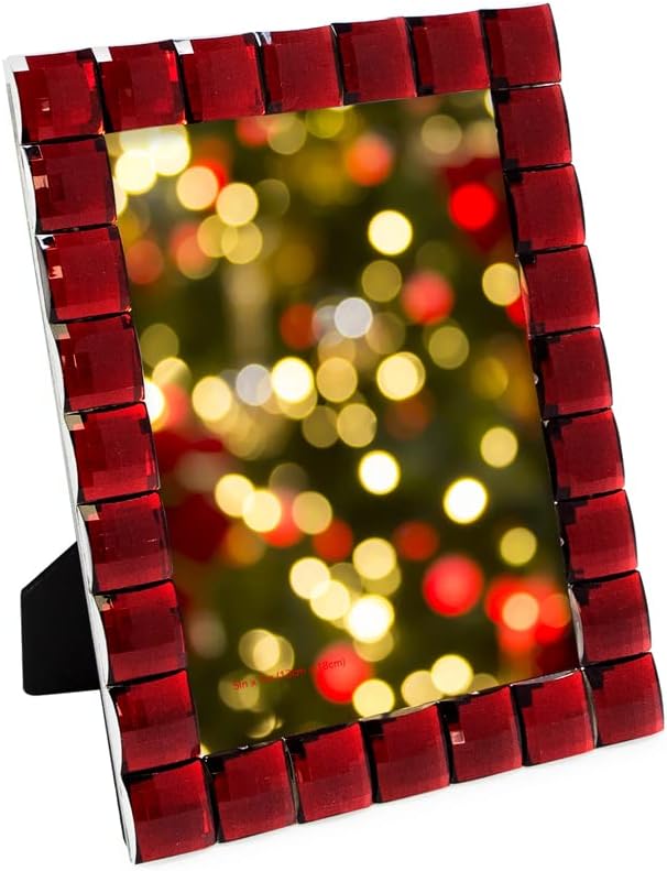 Isaac Jacobs Decorative Sparkling Jewel Picture Frame, Photo Display & Home by IsaacJacobs