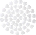 Gerrii 50 Pcs Heart Healing Stone Bulk Quartz Heart Inspirational Stones Gift by Gerrii