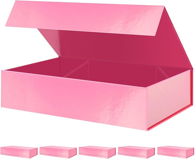 PACKHOME 6 Extra Large Gift Boxes 17.5x11.3x4.3 Inches, Sturdy Shirt Boxes by PACKHOME