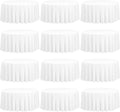 12 Pack 120 Inch Round Tablecloth, Washable Tablecover by fani