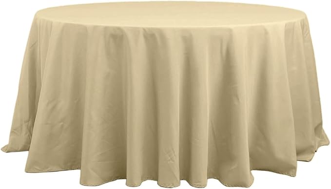 Efavormart Round Tablecloth, 132 Inch Stain & Wrinkle Resistant Washable Table - Image 6