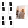 8 Pcs Magnetic Picture Frames for Refrigerator 2.36 x 3.54 Inch, Acrylic by Unknown